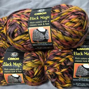 Caron Black Magic Yarn Color#8-Autumn Shadow 50g/59yds Wool Blend